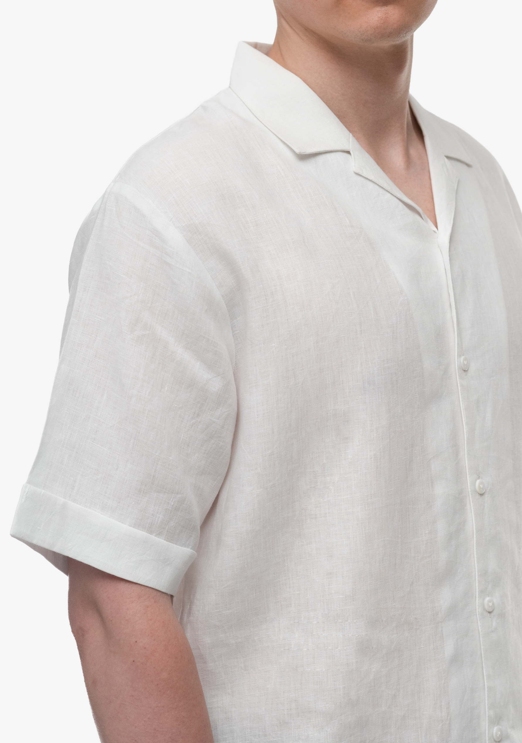 Luka Linen Shirt in White