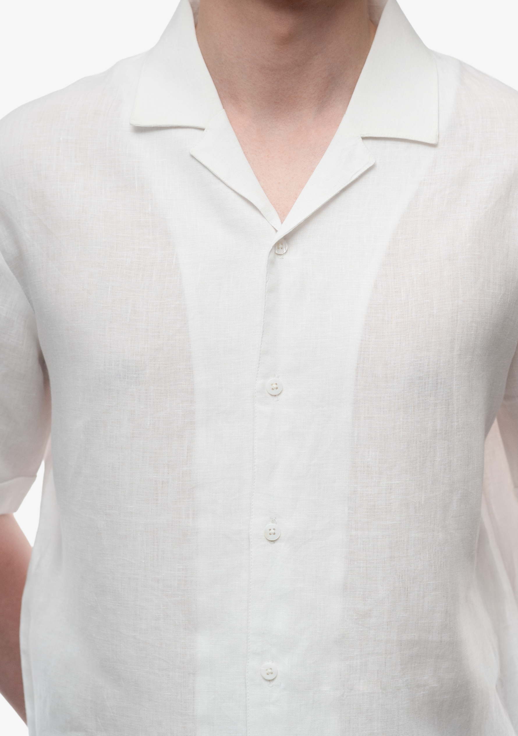 Luka Linen Shirt in White