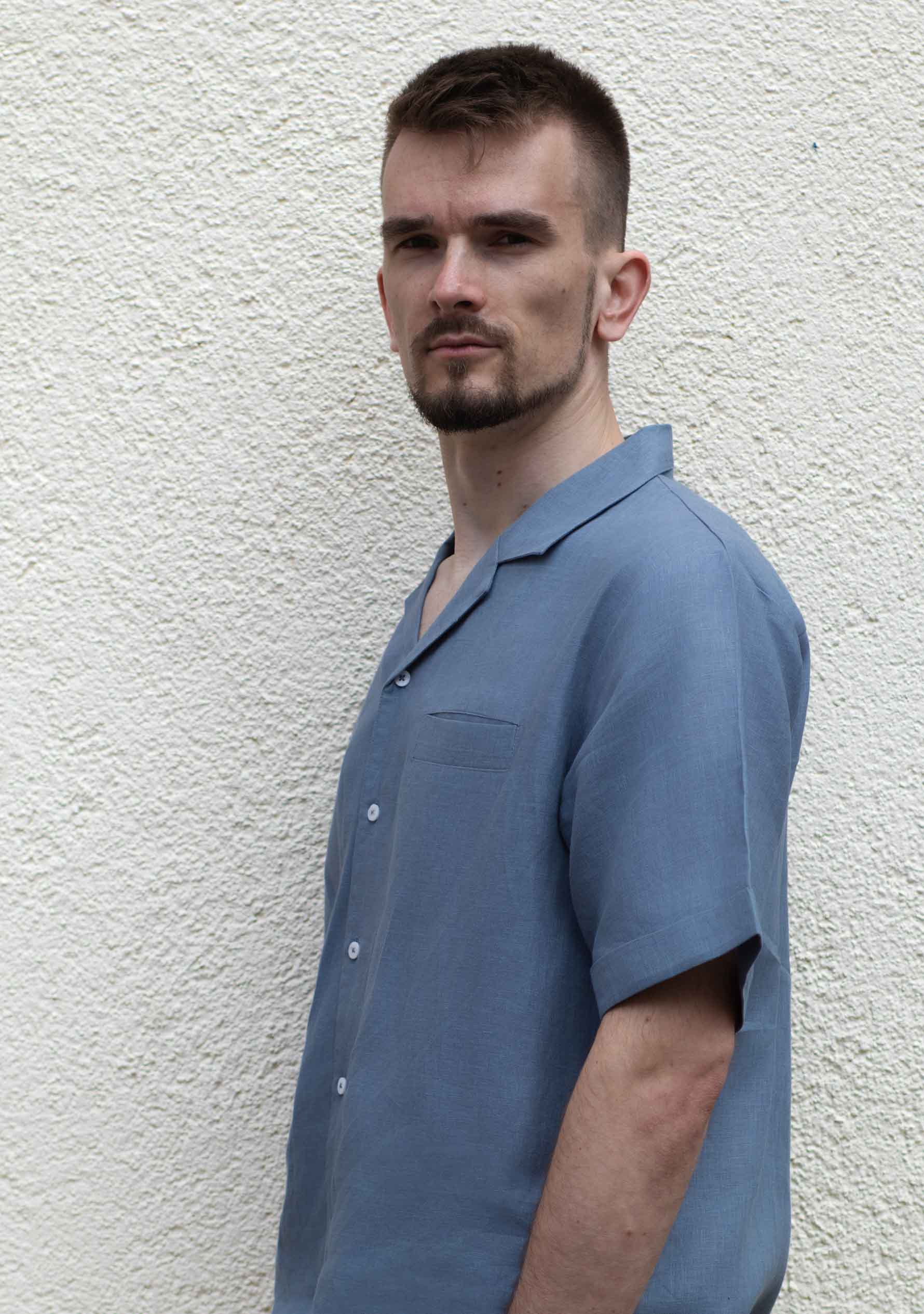 workwear shirt in linen