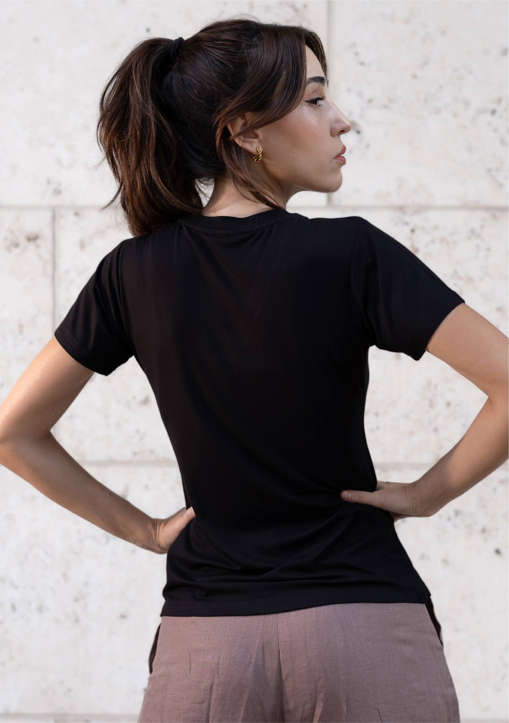 V-Ausschnitt-T-Shirt für Damen | Die Bamboo Comfort Edition | 