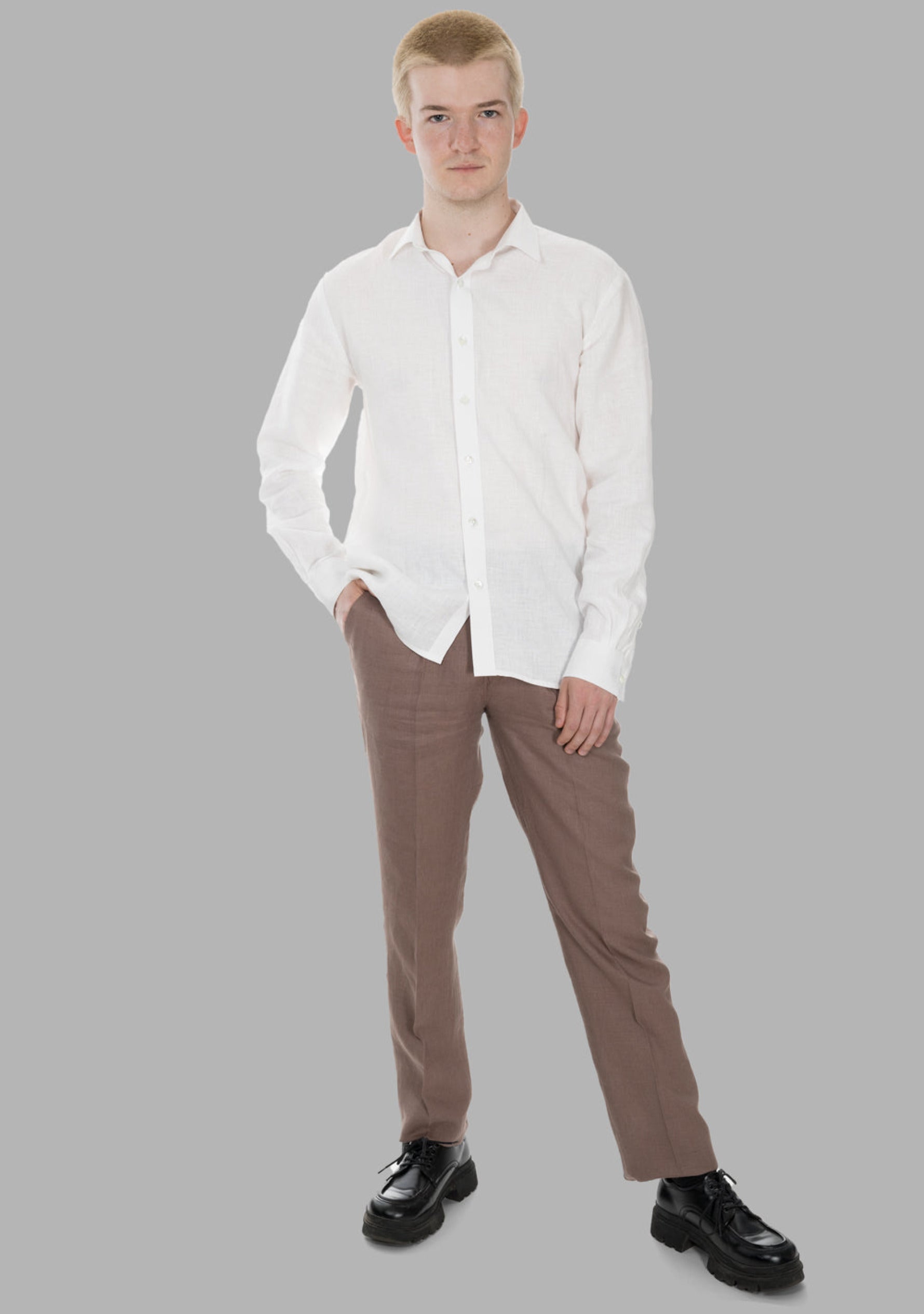 Regular Fit Hose für Herren | Die Pure Linen Edition 